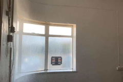 The ticket office was used as the stock room for Linda's Stores