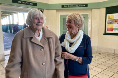 Una Shearing was the last Bishopstone Station Manager