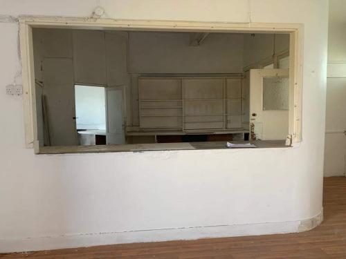The old shop counter to be removed